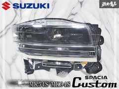 車 スズキ スペーシアカスタム MK54S 右ヘッドライト 100-593DN