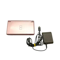 ニンテンドーDS Lite メタリックロゼ ピンク 任天堂 Nintendo 本体 USG-001 純正ACアダプター付 DSライト 携帯ゲーム機 レトロゲーム