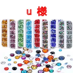 【u 様】　高分子ストーン　ミルキーストーン　デコストーン　デコうちわ　ラインストーン