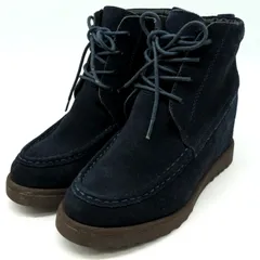 キスコ ブーツ インヒール スウェード ブランド シューズ 靴 レディース 36サイズ ネイビー KISCO 【中古】のサムネイル