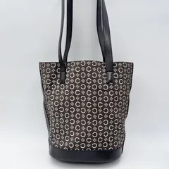 CELINE（セリーヌ）Cマカダム ヴィンテージ トートバッグ ショルダーバッグ ブラウン系 キャンバス×レザー レディース【中古】