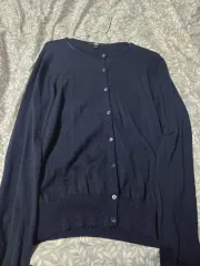 ユニクロ ネイビー カーディガン