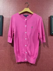 ラルフローレン ピンク カーディガン