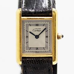 Cartier 腕時計 アナログ ゴールド/ブラック 不動品 ジャンク品 - メルカリ