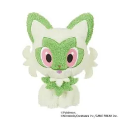 セキグチ　ポケットモンスター　ニャオハ　もこもこぷち　ぬいぐるみ　672158