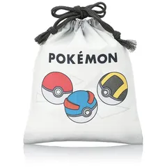 【新品】 [ポケットモンスター] キャラクター巾着S JPK-651 グレー 1