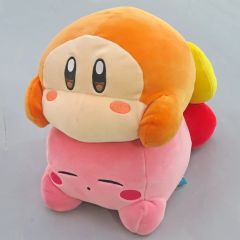 [중고] 봉제인형 커비 play with 와돌디 ”아키레카루만큼…”BIG 봉제인형 [별의 커비]
