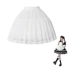 신제품 [Coollooda] 45cm 패니어 본드 페티코트 버드케이지 드레스, 3가지 형식, 조절 가능, 경량, 볼륨, 롤리타, 푹신한, 레이스, 접이식, 부드러운 튤, 코스프레, 발레, 댄스, 로리타 코스튬, 할로윈 웨딩