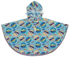 スケーター (skater) レインポンチョ キッズ レインコート 子供用 プラレール 男の子 適応身長 80-100cm RAPO2-A [プラレール] [Free Size]