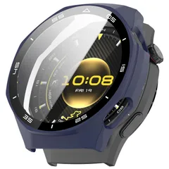 新品 BUITFOU For HUAWEI WATCH GT 6 Pro 46mm カバー HUAWEI(ファーウェイ) WATCH GT 6 Pro 46mm ケース 対応 超薄型 PC+ガラス素材 一体型 全面保護 装着簡単 耐衝撃 高透過率 指紋防止 傷