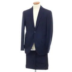 【中古】デペトリロ DE PETRILLO ウール 3つボタンスーツ ネイビー【サイズ48】【メンズ】のサムネイル