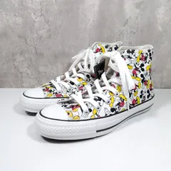 送料無料 CONVERSE コンバース ALL STAR 100 ミッキーマウス ハイカット スニーカー 23.5cm 未使用