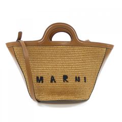 希少✨MARNI マルニ ラフィア ロープ タッセル ハンドバッグ かご