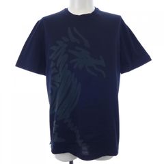 エルメス Tシャツ メンズ コットン ドラゴンモチーフ ラウンドネックT 