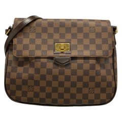 ルイヴィトン ダミエ ローズベリー ショルダーバッグ 美品 ルイヴィトン ダミエ エベヌ ブザスローズベリー ショルダー