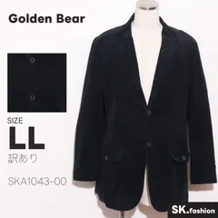 訳あり Golden Bear アウター テーラードジャケット　長袖　シングルボタン　ポケット付き　綿100％