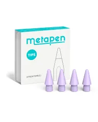 新品 Metapen 4個入り Apple Pencil専用交換ペン先 アップルペンシル第1世代 第2世代 交換用チップ Metapen A8/A11/Air8/D1/A14 替え芯 高感度 高耐摩耗性 低ノイズ 予備 ペン先 Apple pencil pro