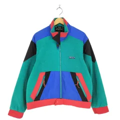 エディーバウアー Eddie Bauer 80-90s 黒タグ ナイロン切替フリースジャケット メンズ import：M 