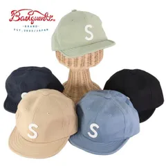 ベーシックエンチ Basiquenti スプリングロゴ アンパイアキャップ Spring Logo Short Cap キャップ 帽子 ショートつば Sロゴ 吸水速乾 カジュアル シンプル おしゃれ メンズ レディース ユニセックス UVカット y11643のサムネイル