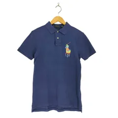 ポロラルフローレン POLO RALPH LAUREN CUSTOM SLIM FIT ビッグポニー刺繍 ポロシャツ メンズ  S