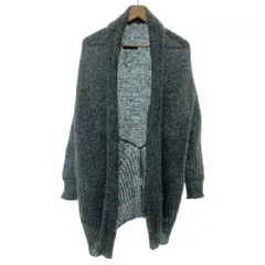 【中古】　URBAN RESEARCH　カーディガンセーター　長袖　ニット　ボタンレス　ショールカラー　無地　ローゲージ　古着　/2403