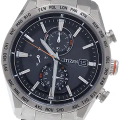 シチズン CITIZEN AT8181-63E/H800-T025862 アテッサ エコドライブ ソーラー電波 メンズ 美品 _954711