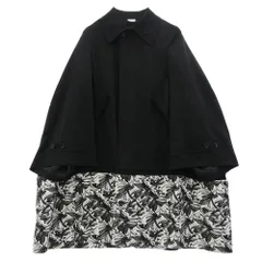 COMME des GARCONS HOMME PLUS コムデギャルソンオムプリュス 22SS PI-C009 オーバーサイズ ドッキング コート ブラック系 XS【中古】