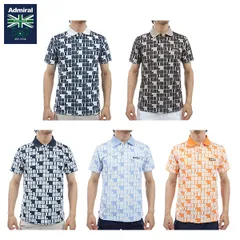 クリアランス アドミラル ゴルフ ロゴモノグラム 半袖 ポロシャツ ADMA406