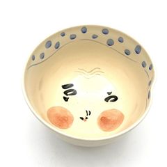 伊藤赤水 無名異焼 酒器 お多福鬼面お猪口 盃 人間国宝 修正有り