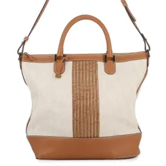 デルヴォー トートバッグ エブリーD キャンバス レザー DELVAUX 2wayのサムネイル