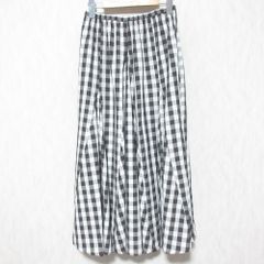 美品 23SS IENA イエナ ギンガムチェックパネルスカート