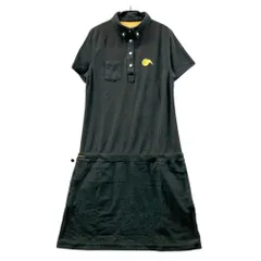 サイズ：M PALMS&CO KIWI&CO  半袖ワンピース パイル地  グレー系 [240101643326] ゴルフウェア レディース ストスト