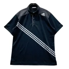 サイズ：O ADIDAS GOLF アディダスゴルフ  半袖ポロシャツ  ブラック系 [240101646886] ゴルフウェア メンズ ストスト