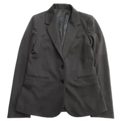 美品 ZADIG&VOLTAIRE ザディグエヴォルテール 2B テーラード ジャケット ブレザー 総裏 無地 ストレッチ S 黒 ブラック レディース 古着 中古 USEDのサムネイル