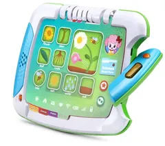 【訳あり特価】VTech 2 in 1 Touch & Learn Tablet 英語タブレット 知育玩具 日本語説明書付 電池入り すぐ遊べる（対象年齢：2歳～）のサムネイル