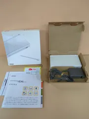 【D39690】ジャンク　 Nintendo DS Lite 本体 USG-001 ホワイト　箱つき