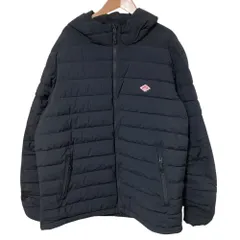 良品 DANTON ダントン MIDDLE DOWN HOODED JACKET フード付き ダウンジャケット DT-A0187 NPS XXL ブラック メンズ 古着 中古 USED