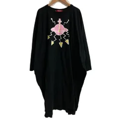 良品 Vivienne Westwood REDLABELヴィヴィアンウエストウッドレッドレーベル オーブプリント カットソーワンピース サイズ0 ブラック レディース 古着 中古 USEDのサムネイル