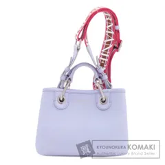 Emporio Armani エンポリオ・アルマーニ マイイーエー ディアプリント 2WAY ハンドバッグ レザー レディース [中古]のサムネイル