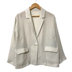 美品 23SS SNIDEL スナイデル シアージャケット SWFJ232158 サイズ0 アイボリー レディース 古着 中古 USED