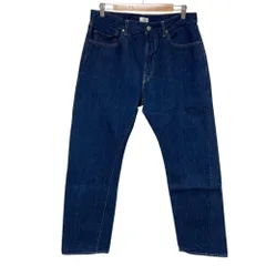 美品 CIOTA シオタ STRAIGHT 5 POCKET PANTS デニムパンツ PTLM-21STB サイズW32 インディゴ メンズ 古着 中古 USEDのサムネイル