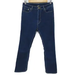 美品 23SS MUSE ミューズ Deuxieme Classe ドゥーズィエム クラス CROPPED デニムパンツ ジーンズ サイズ38 インディゴブルー レディース 古着 中古 USEDのサムネイル