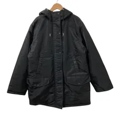 良品 23AW Theory セオリー Aero Nylon ST Parka フーデッド ダウンコート サイズP/TP ブラック レディース 古着 中古 USED
