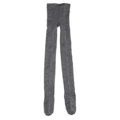 コムデギャルソンCOMME des GARCONS グリッターニットタイツ 黒シルバーのサムネイル