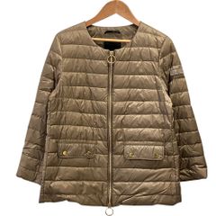 タトラス LATONA ライトダウンジャケット ノーカラー ゴールド 