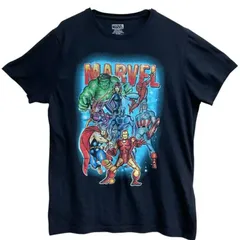 マーベル Tシャツ Lサイズ アベンジャーズ アメコミ ヒーロー【4294】