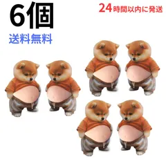 【おなかシール　6枚】柴犬　お腹シール　お腹　ぷにぷに　シール　犬　ぷくぷく　立体　３D　シール帳　かわいい　SNS　人気　女の子　男の子　平成　プレゼント