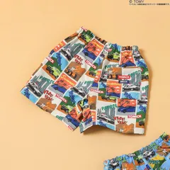 TOMICA×BREEZE 水陸両用パンツ 4分丈　BREEZE J323826　キナリ