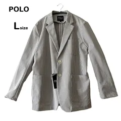 【POLO/ポロ】メンズジャケット ストライプ ウォッシャブル クール＆ドライ 消臭 テーラードジャケット （中古・未使用品）のサムネイル