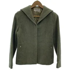 【中古】　MARC JACOBS LOOK　ウールジャケット　織り柄　無地　古着　/2497